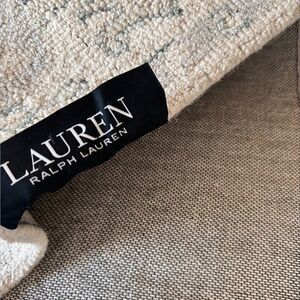 NEW - RALPH LAUREN Carpet 100% Wool Percy Carpet 2'x5' Ivory/Beige